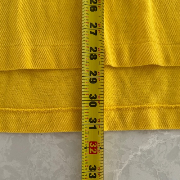 Polo by Ralph Lauren XXL Polo Shirt Classic Fit Yellow Casual Cotton Menswear - Picture 9 of 9